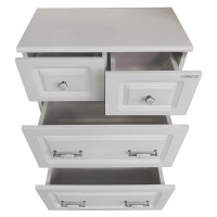 Комод Corozo Классика 55 SD-00000329, 55 см, напольный, белый