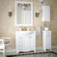Комод Corozo Классика 30 SD-00000336, 30 см, напольнй, белый