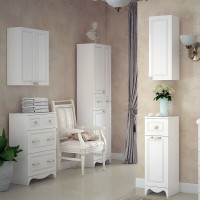 Комод Corozo Классика 30 SD-00000336, 30 см, напольнй, белый