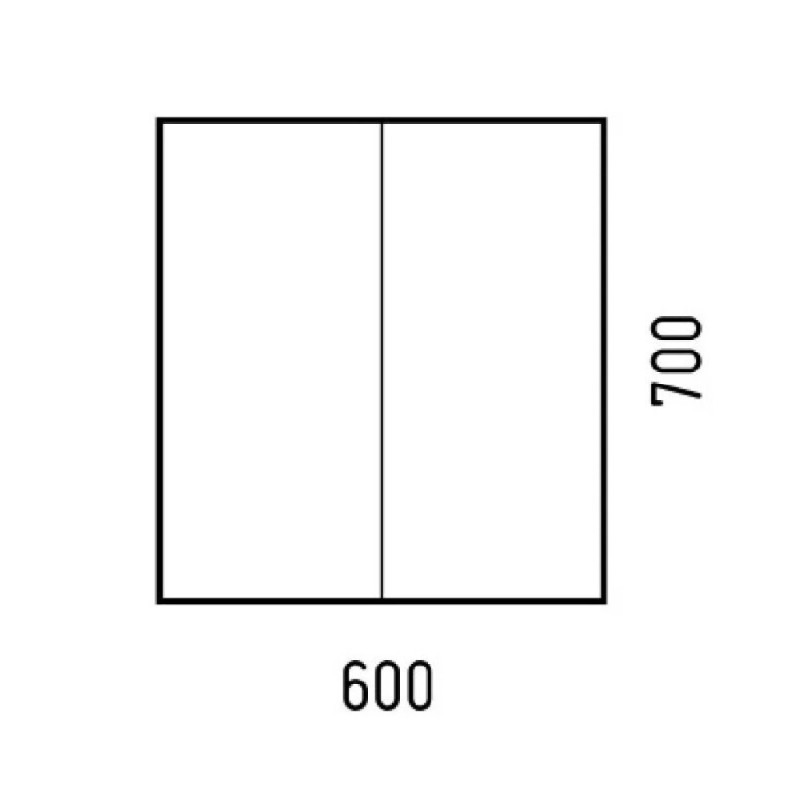 Шкаф подвесной Corozo Альтаир SD-00000502, 60 см, цвет белый
