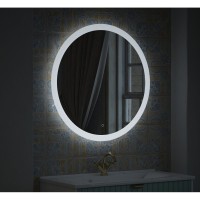 Зеркало Corozo Мицар D770 с LED-подсветкой, сенсор, 77 х 77 см, подвесное, SD-00000891