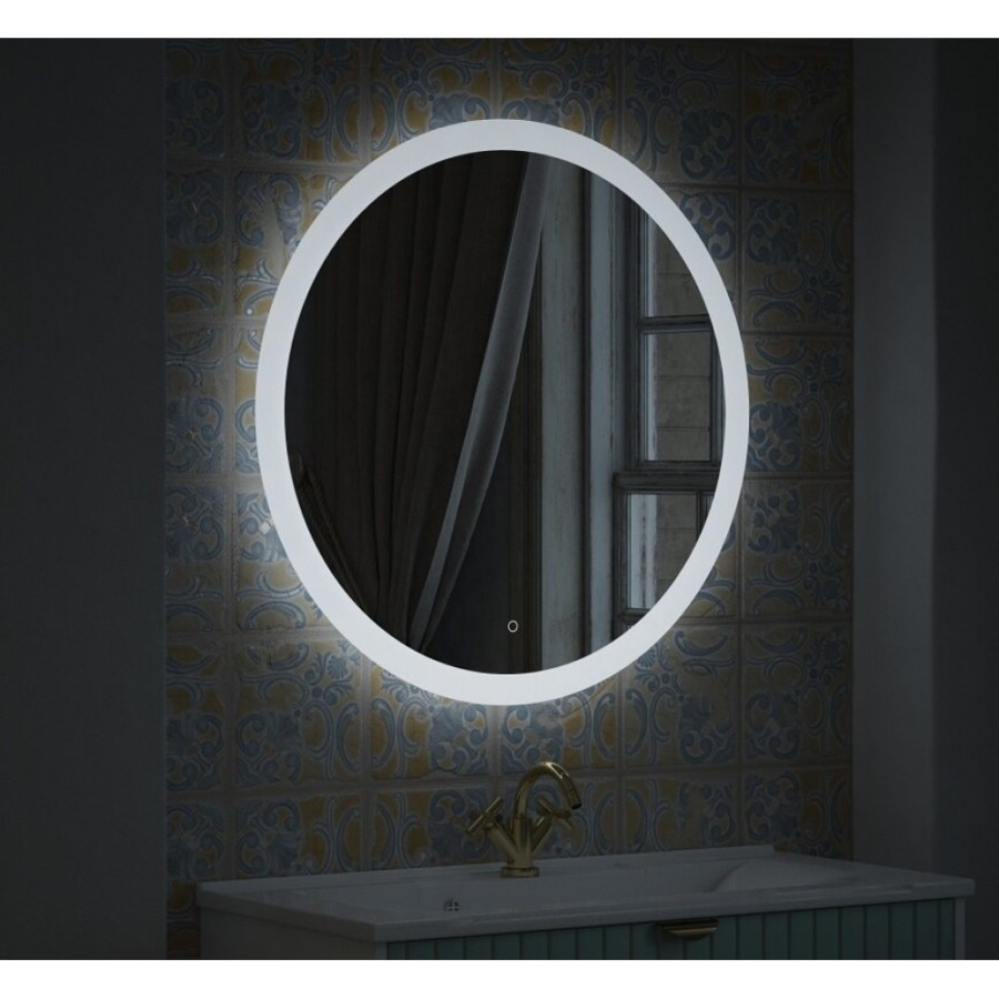 Зеркало Corozo Мицар D770 с LED-подсветкой, сенсор, 77 х 77 см, подвесное, SD-00000891