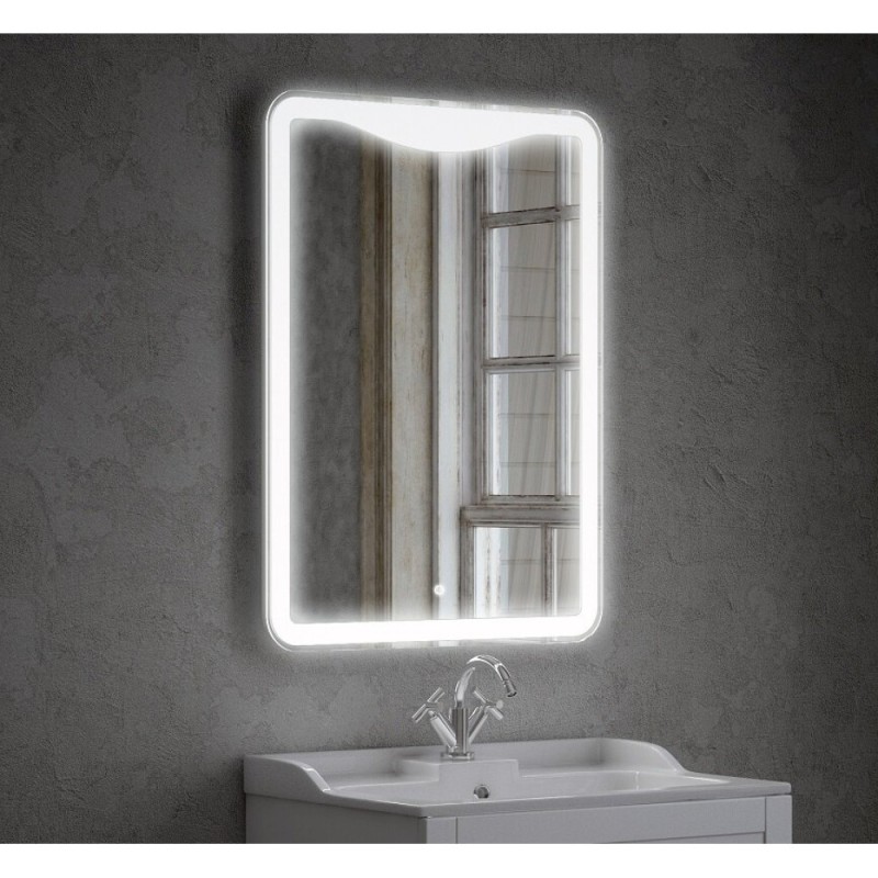 Зеркало Corozo Орли с LED-подсветкой, сенсор, 60 х 80 см, подвесное, SD-00000919