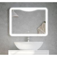 Зеркало Corozo Орли с LED-подсветкой, сенсор, 80 х 60 см, подвесное, SD-00000920