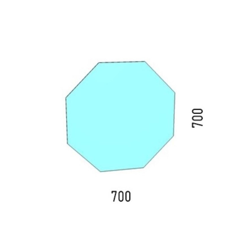Зеркало Corozo Каре, 70 х 70 см, LED-подсветка, сенсор, подвесное, цвет белый, SD-00000962