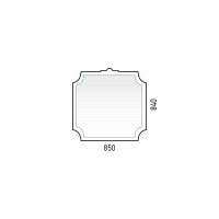 Зеркало Corozo Манойр SD-00000980 85 белый
