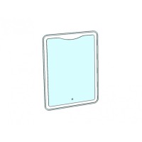 Зеркало Corozo Орли с LED-подсветкой, сенсор, 60 х 80 см, подвесное, SD-00001115