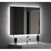 Зеркало Corozo Фоссо с LED-подсветкой, сенсор, 80 х 60 см, подвесное, SD-00001188