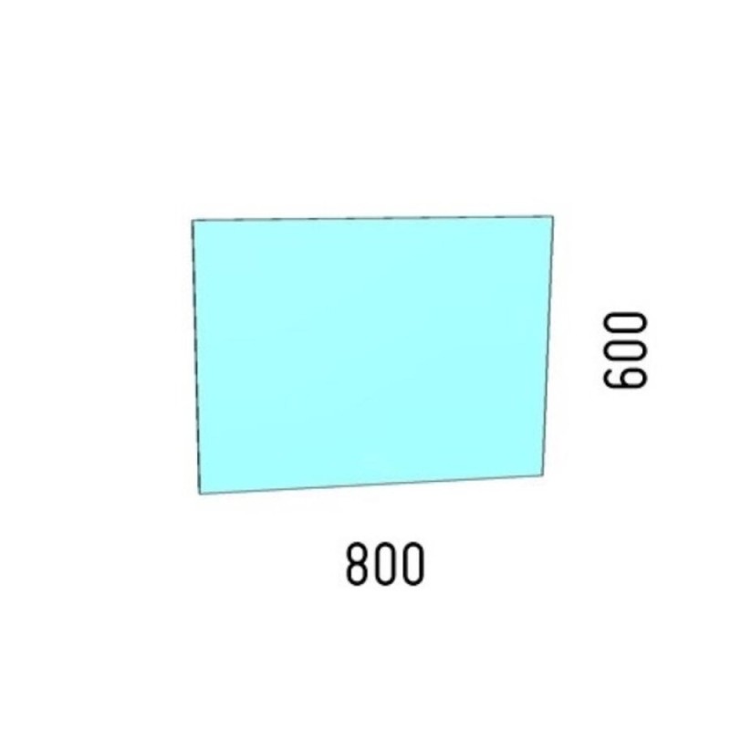 Зеркало Corozo Фоссо с LED-подсветкой, сенсор, 80 х 60 см, подвесное, SD-00001188
