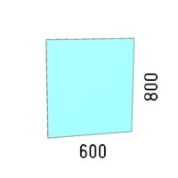 Зеркало Corozo Альпина, 60 см, LED-подсветка, подвесное, цвет белый, SD-00001230