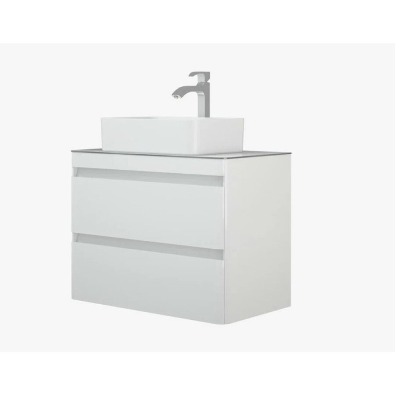 Столешница Corozo Алабама 100 М SD-00001235, 100 см, стекло, белая