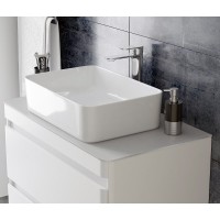 Столешница Corozo Алабама 100 М SD-00001235, 100 см, стекло, белая