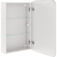 Зеркальный шкаф Corozo Алабама 60/C, c LED-подсветкой, корпус белый, SD-00001388