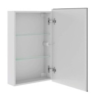 Зеркальный шкаф Corozo Толедо 60/C, c LED-подсветкой, корпус белый, SD-00001392