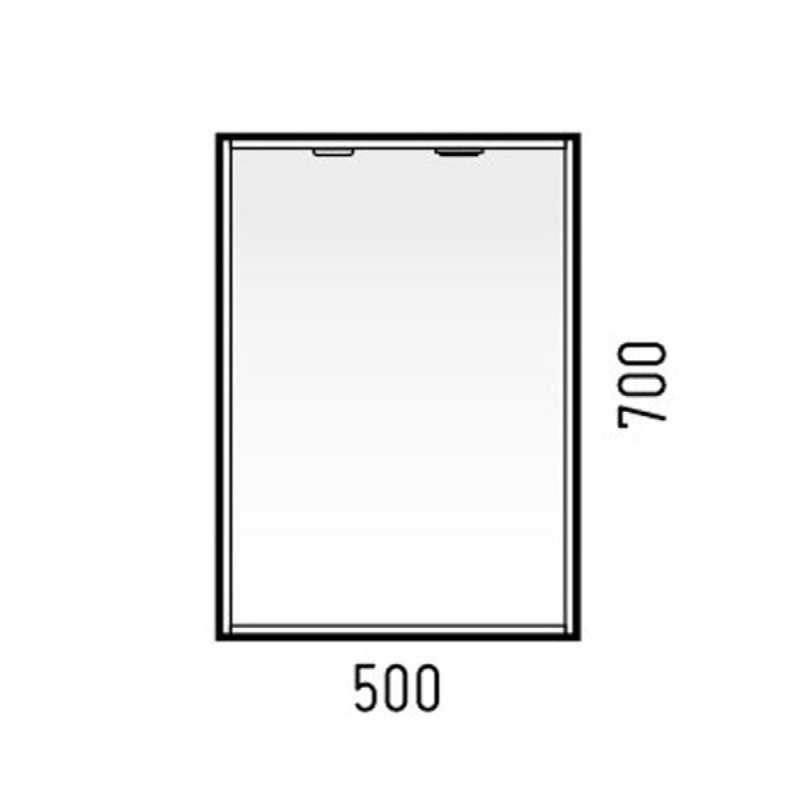 Зеркало Corozo Орегон 50/С, с подсветкой, с полкой, пайн, SD-00001435