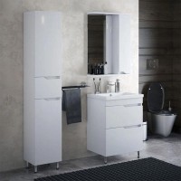 Зеркало-шкаф Corozo Теона 60 SD-00001443, 60 см, подвесное, белое, правое