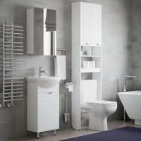 Тумба под раковину Corozo Лея SD-00001490, 45 см, напольная, цвет белый