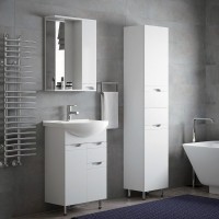 Тумба под раковину Corozo 60 Z1, 60 см, цвет белый, SD-00001491