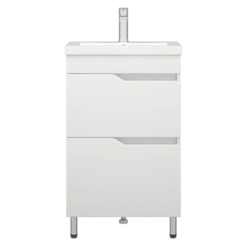 Тумба под раковину Corozo Теона 50 Z2 SD-00001511, 50 см, напольная, белая