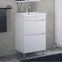 Тумба под раковину Corozo Теона 50 Z2 SD-00001511, 50 см, напольная, белая