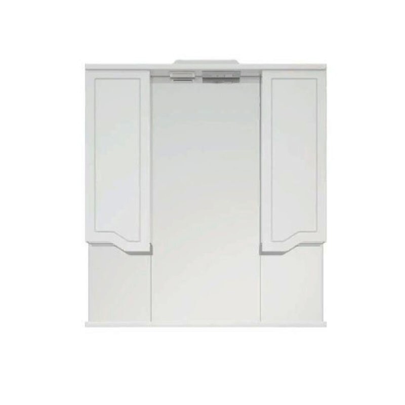 Зеркальный шкаф Corozo Мирра 75/С, c подсветкой, белый, SD-00001516