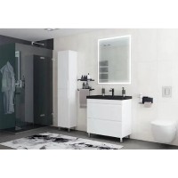 Тумба под раковину Corozo Юрма 80 Z2 SD-00001625, 80 см, напольная, люкс белая