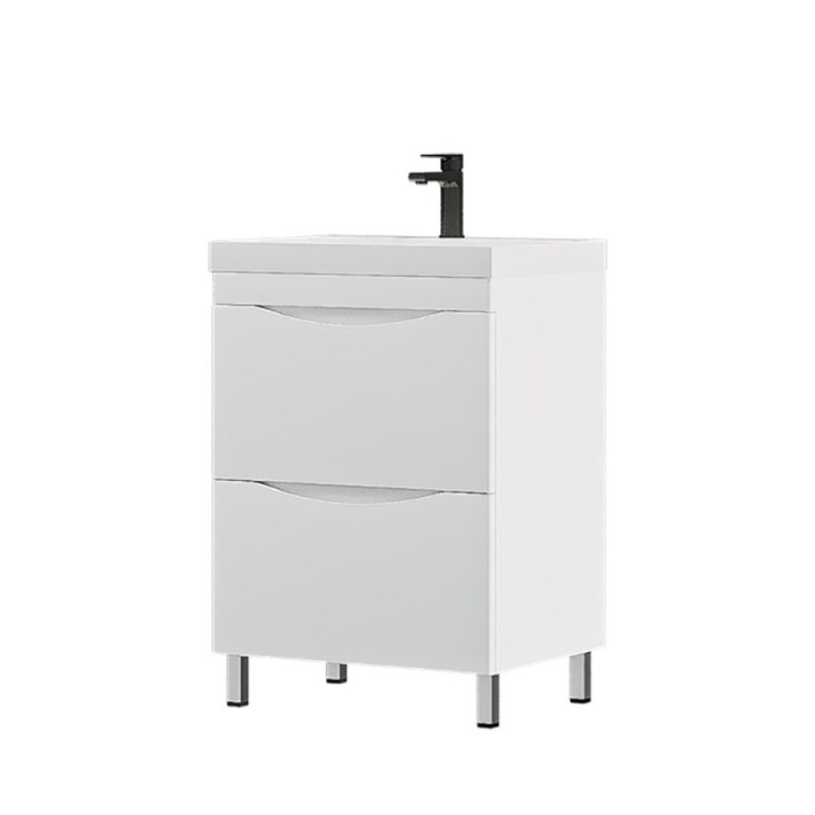 Тумба Corozo Лиана SD-00001743, 60 см, напольная, цвет белый