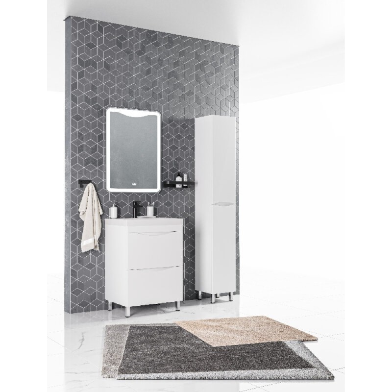 Тумба Corozo Лиана SD-00001743, 60 см, напольная, цвет белый