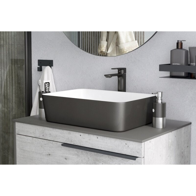 Столешница Corozo SD-00001780, 85 см, керамогранит, черная