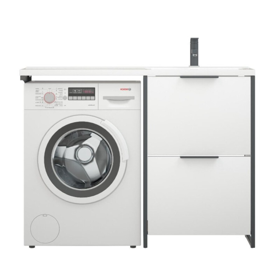 Тумба Corozo Гера SD-00001911, 120 см, напольная, цвет белый