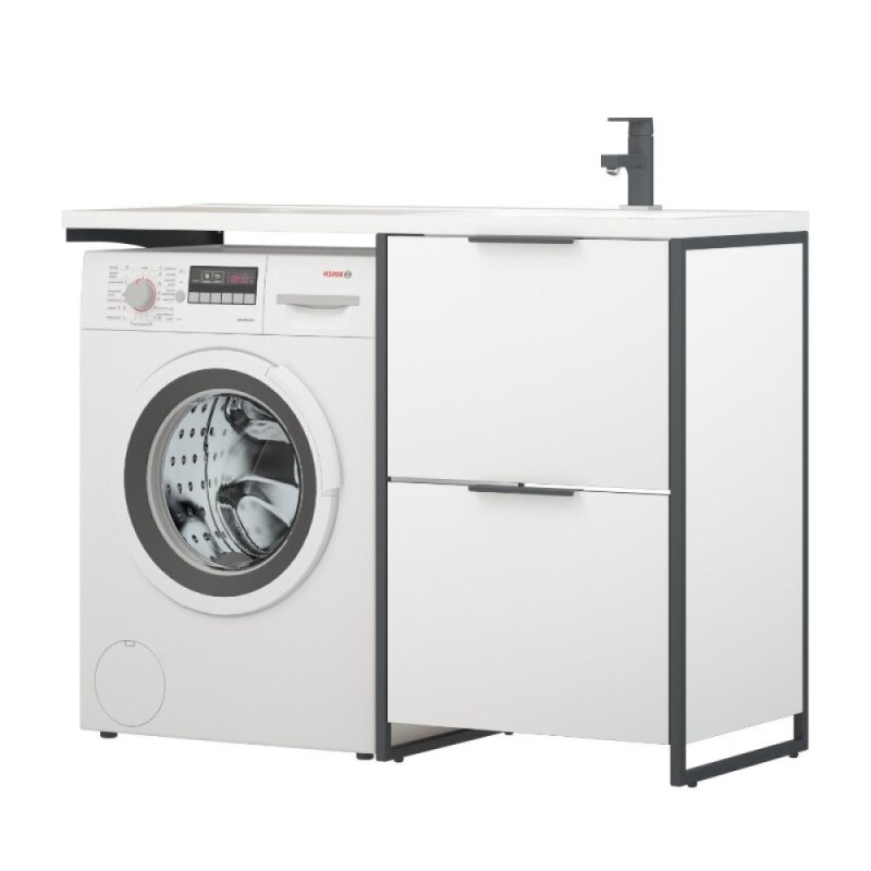 Тумба Corozo Гера SD-00001911, 120 см, напольная, цвет белый