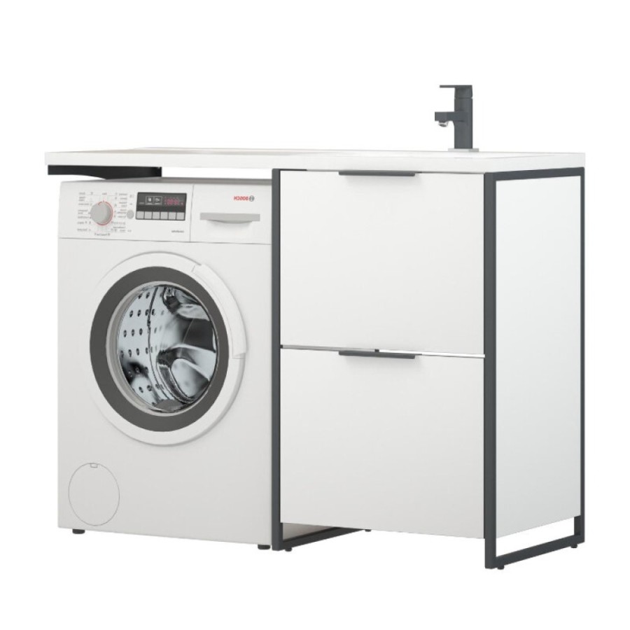 Тумба Corozo Гера SD-00001911, 120 см, напольная, цвет белый