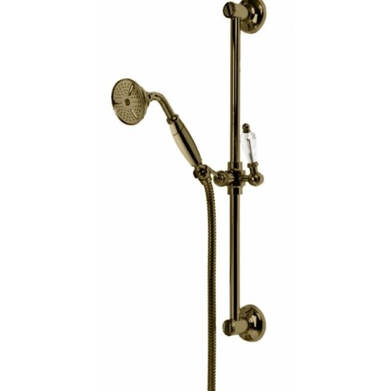 Душевой гарнитур Cezares Vintage SD-03/24-Sw цвет золото 24 карат, ручки Swarovski