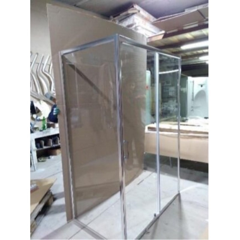 Душевая дверь Aquanet SD-1400A 209408 140x190 см стекло прозрачное