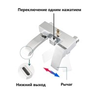 Душевая система ALMAes Turia SDI1820, с каскадным изливом, цвет хром
