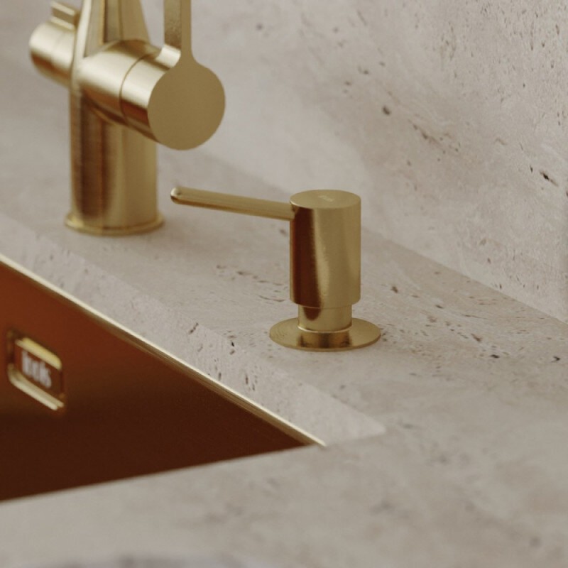 Дозатор встраиваемый Iddis Kitchen Line SDIMG00i59, золото матовое