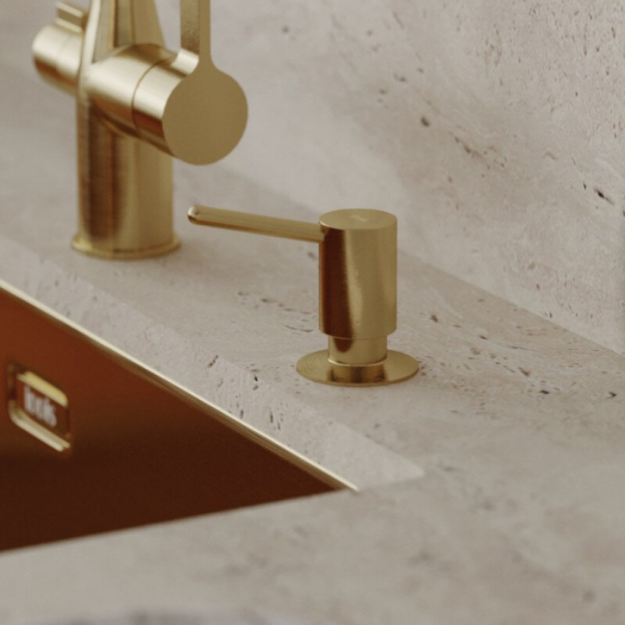 Дозатор встраиваемый Iddis Kitchen Line SDIMG00i59, золото матовое