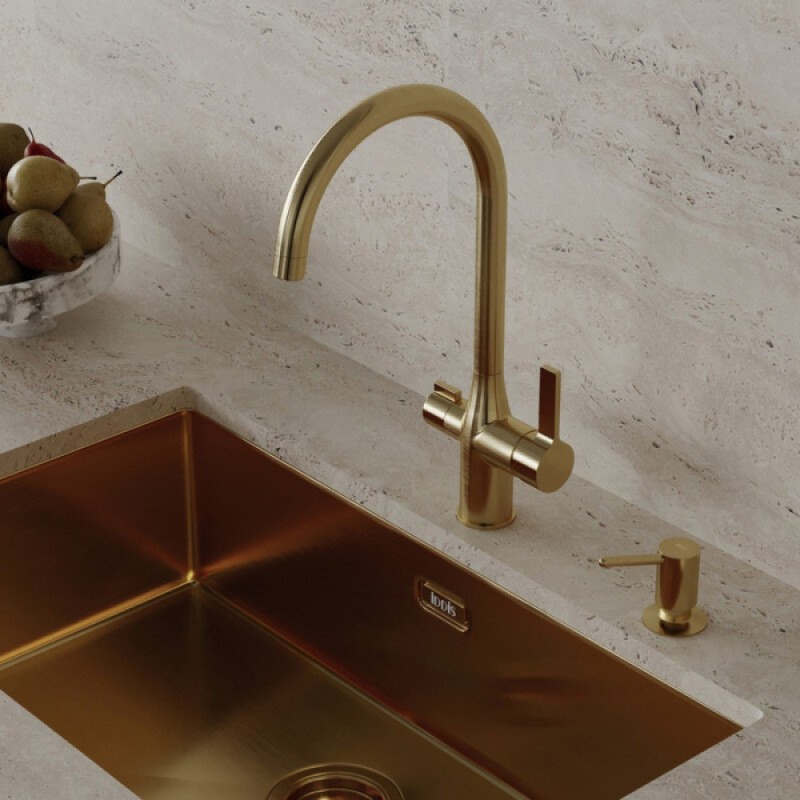 Дозатор встраиваемый Iddis Kitchen Line SDIMG00i59, золото матовое