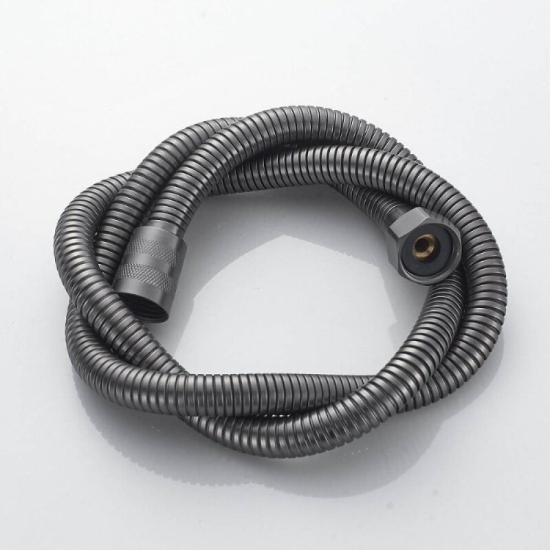 Шланг для душа Shevanik SE16-10, 100 см, вороненая сталь, gunmetal