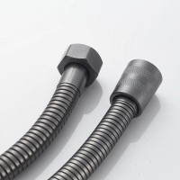 Шланг для душа Shevanik SE16-10, 100 см, вороненая сталь, gunmetal
