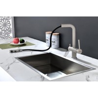 Смеситель Paulmark Serpentine Se213222-BE для кухонной мойки с подключением к фильтру питьевой воды, бежевый