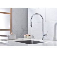 Смеситель для кухонной мойки Paulmark Senso Se215180-CR, для кухонной мойки, сенсорный, с вытяжным изливом, хром