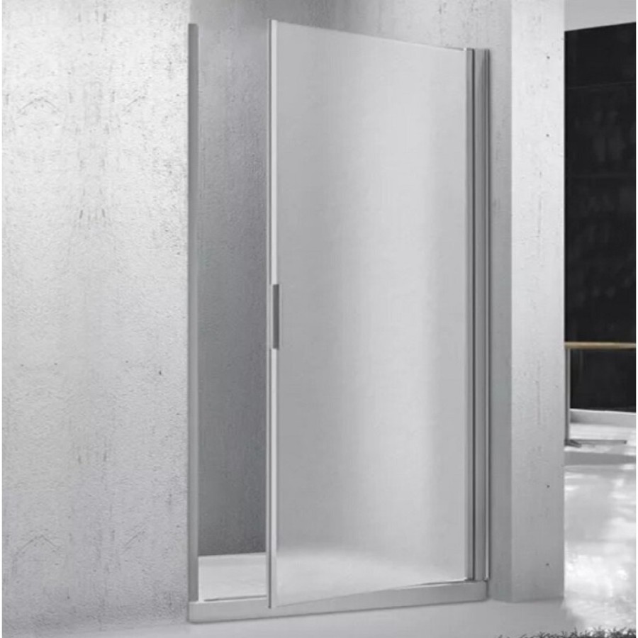 Душевая дверь в нишу BelBagno SELA-B-1-55-P-Cr, 55 см, стекло рифленое, профиль хром