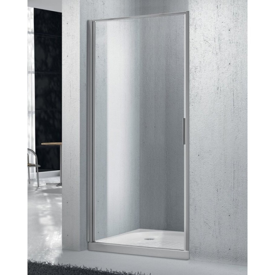 Душевая дверь в нишу BelBagno SELA-B-1-60-Ch-Cr 60 х 190 см, стекло шиншилла, профиль хром