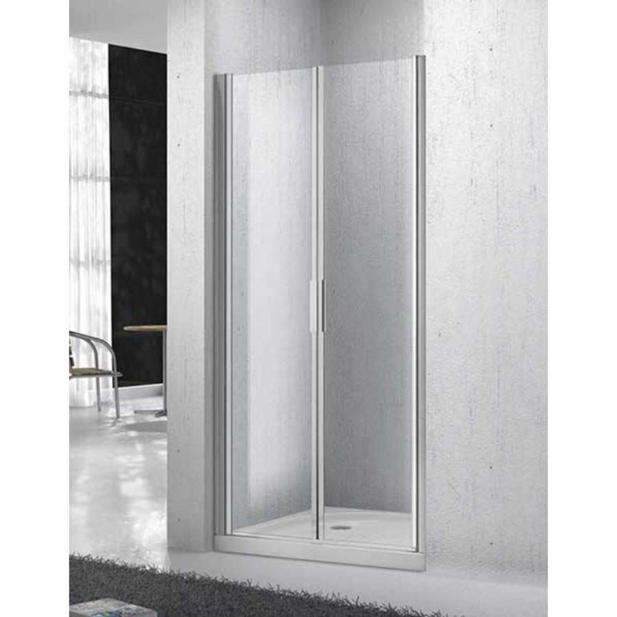 Душевая дверь в нишу BelBagno Sela SELA-B-2-105-C-Cr 105 х 190 см, стекло прозрачное