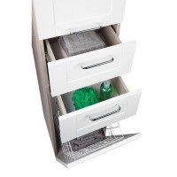 Пенал Iddis Sena SEN3600i97 36 см напольный, белый/дерево