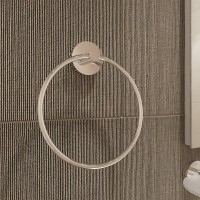 Полотенцедержатель кольцо Iddis Sena SENSSO0i51, 18.7 см, хром