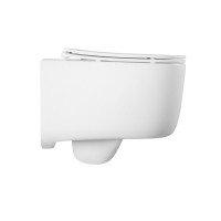 Инсталляция Aquatek Standard SET AQUATEK ЛУГАНО-015 4в1, с безободковым унитазом Лугано, крышка микролифт, крепеж в комплекте, клавиша белая, ободок хром