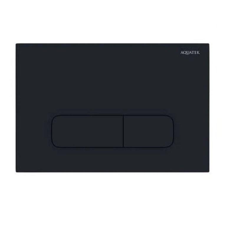 Инсталляция Aquatek Standard INS-0000012, клавиша черный матовый KDI-0000017, с унитазом Поларис AQ0700-00 с тонким сиденьем soft close, комплект