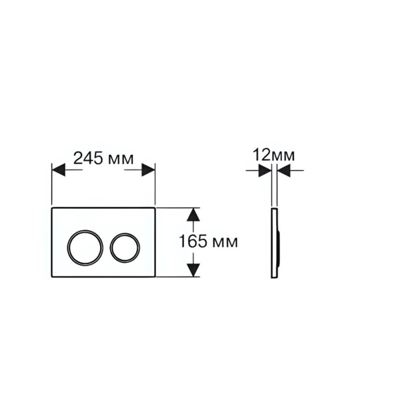 Инсталляция Aquatek Standart SET AQUATEK ДИВА-019 4в1, с безободковым унитазом Дива, крышка микролифт, крепеж в комплекте, клавиша хром матовый